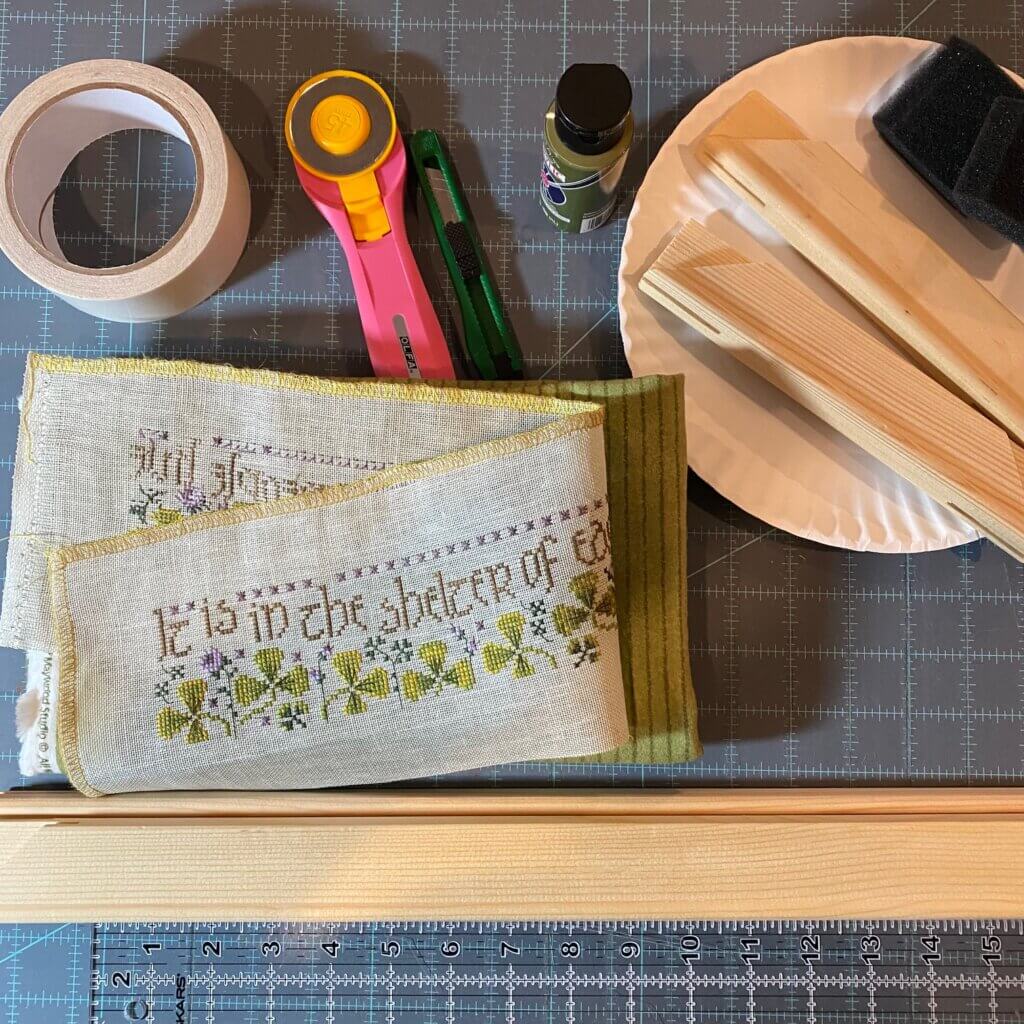 BLOCK PARTY 'STRETCHER BAR FINISH' Hands On Design